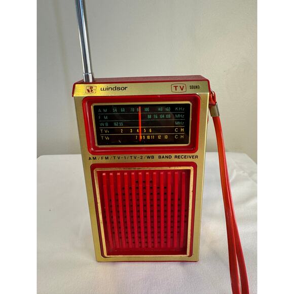 Vintage Windsor Multi-Band Pocket Radio AM, FM, Weather Model 2131 Untested - Picture 4 of 13